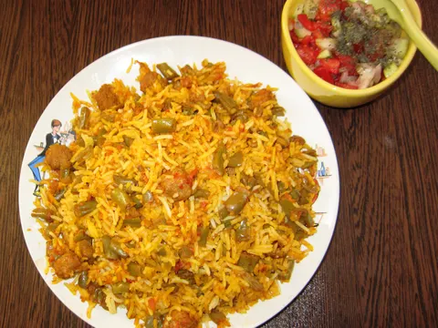لوبیا پلو