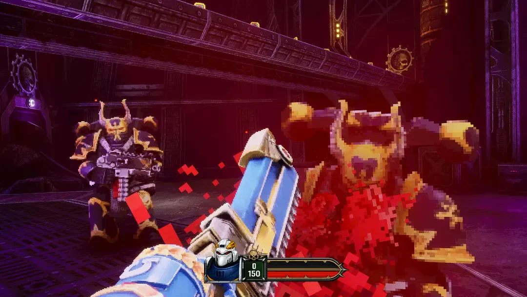 مبارزه با دشمنان در بازی Warhammer 40,000: Boltgun Boom