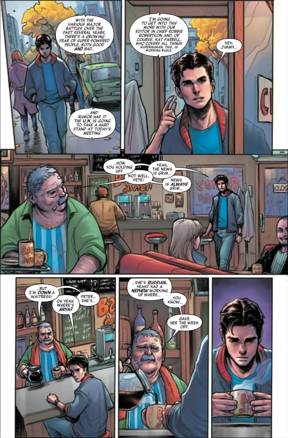 صفحات کمیکبوک مارول درباره مرگ باکی بارنز (Bucky Barnes)