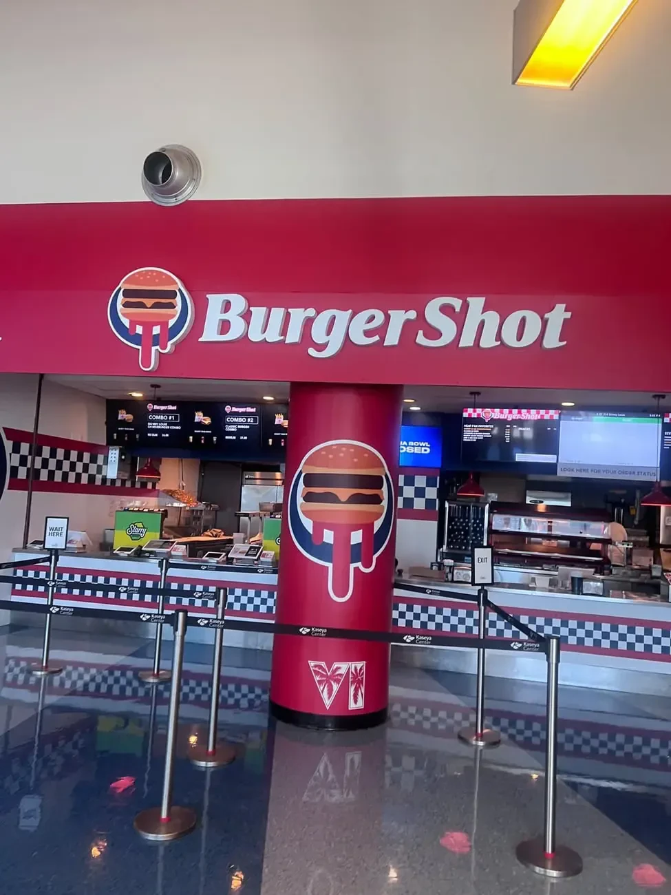 ورودی رستوران برگر شات (Burger Shot) با تم بازی GTA 6