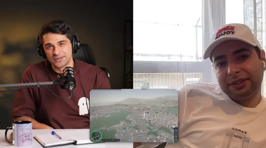 عرفان سلیمانزاده (Erfan Solimanzadeh) در حال گفتوگو درباره بازی جهان باز