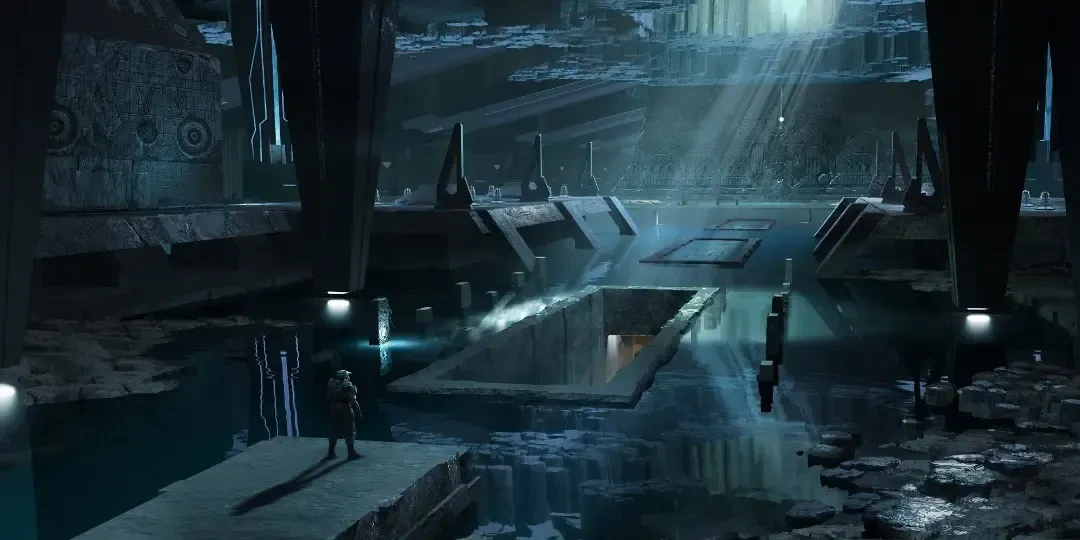 محیط آینده‌نگرانه و صنعتی در بازی لغوشده Halo 7