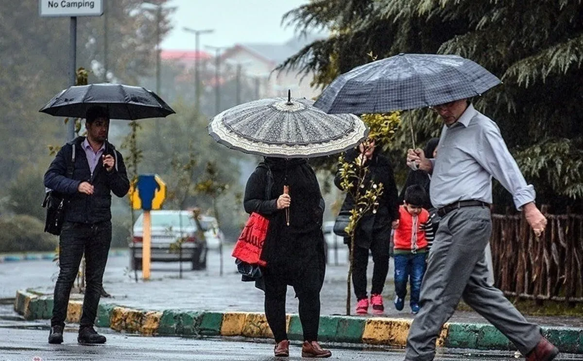 باران و رعدوبرق دربرخی استان‌ها تا اواسط هفته آینده