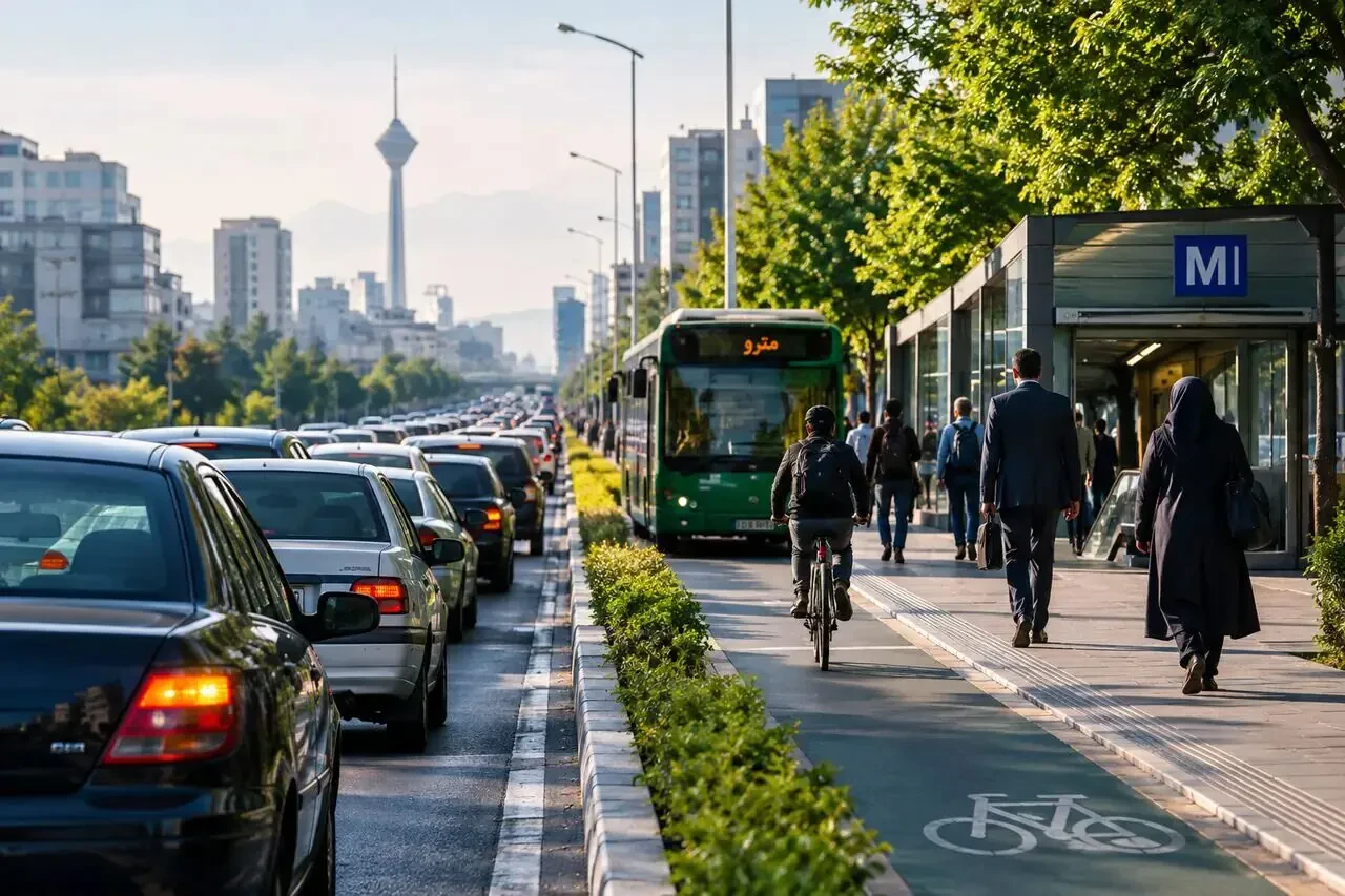 یک روز بدون خودرو؛ کاهش مصرف بنزین یا انتقال پارکینگ وزارتخانه به پیادهروهای تهران؟